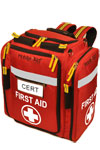 MobileAid Hi-Vis XL 200 Hi-Visibility Trauma First Aid Backpack Kit (31415)