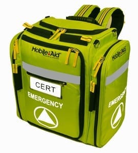 MobileAid Hi-Visibility CERT XL Emergency Incident Response Kit [4 Person Team] (31758)