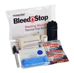 Bleed-STOP COMPACT 200 Bleeding Control & Gunshot Wound Trauma First Aid Kit (32711)