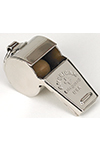Brass Nickel Plated Metal Whistle - Lifeguard Gear