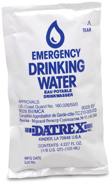 Emergency Supplies -  4 oz. Emergency Drinking Water (Case of 64 pouches) | 70001 | MobileAid