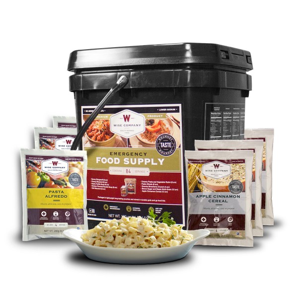 Emergency Freeze Dried Breakfast and Entree Bucket - 84 Servings | 01-164