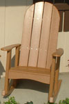Tailwind Round Back Adirondack Rocker Chair AD 410 Cedar