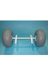 American Made Tailwind Recycled Plastic Beach Lifeguard Chair Wheel Kit | BCWH 563 | Furniture Made in the USA