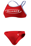 SALE TYR Female Lifeguard Dimaxback Workout Bikini BMGU1 610 Red (SALE-CLOSE OUT!)