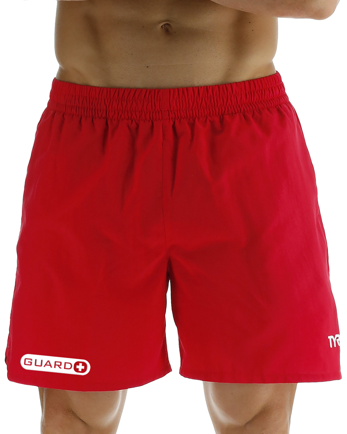 TYR Guard Mens Deck X Short RED DGUAR7A