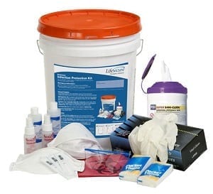 LifeSecure Extended Infection Protection Kit with 30 Face Masks  Disease Outbreak Preparedness Supplies (42200