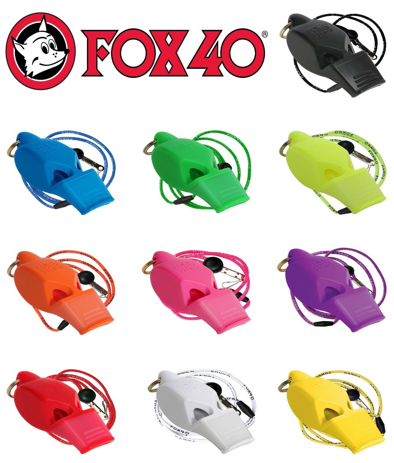 Fox 40 ECLIPSE CMG Whistle Rescue Safety Referee Alert (CLOSE OUT)