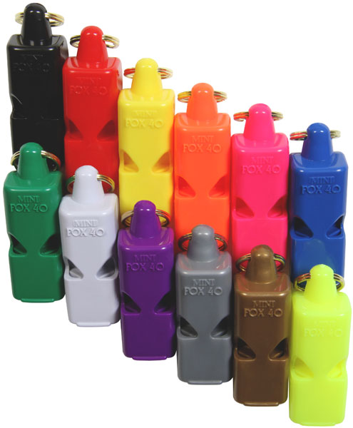 Fox 40 MINI Classic Loud Pealess Safety Whistle In Stock 10 Colors