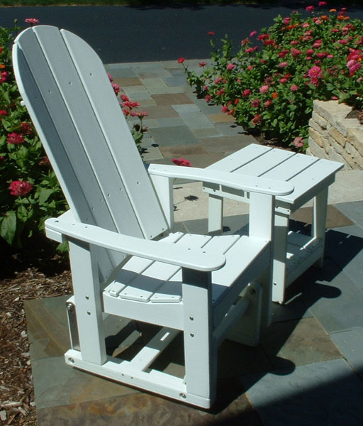 Tailwind Round Back Glider Adirondack Chair AD 415 4 Colors