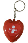 Heart Shaped CPR Keychain  CPR Face Shield  HEART-KEY | 3 LEFT  SALE!
