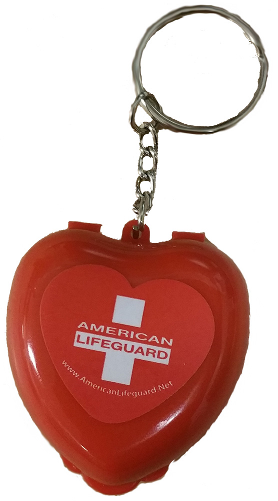 First Aid - American Mini CPR Microshield Keychain
