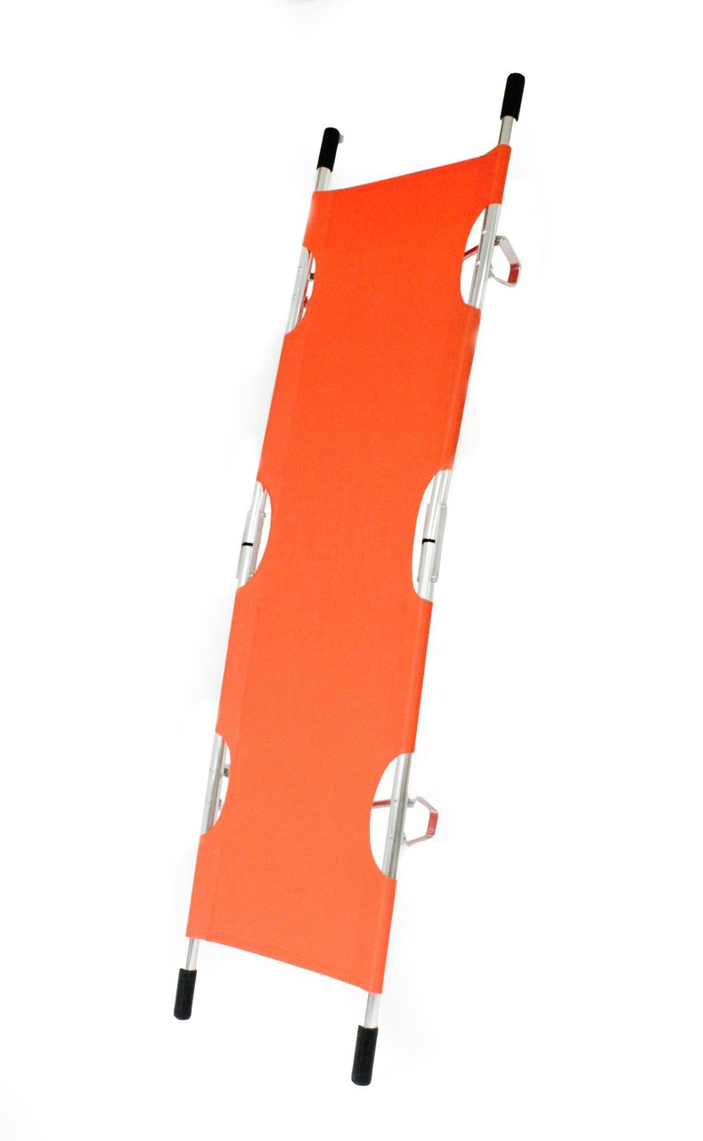 Kemp USA Orange Folding Pole Stretcher  | 10-991
