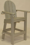 American Made Tailwind Recycled Plastic Pool Lifeguard Chair| LG 500 Sand | Furniture Made in the USA