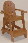 American Made Tailwind Recycled Plastic Pool Lifeguard Chair| LG 505 Cedar | Furniture Made in the USA