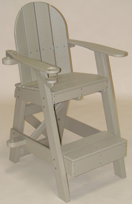 American Made Tailwind Recycled Plastic Pool Lifeguard Chair| LG-505 Sand | Furniture Made in the USA