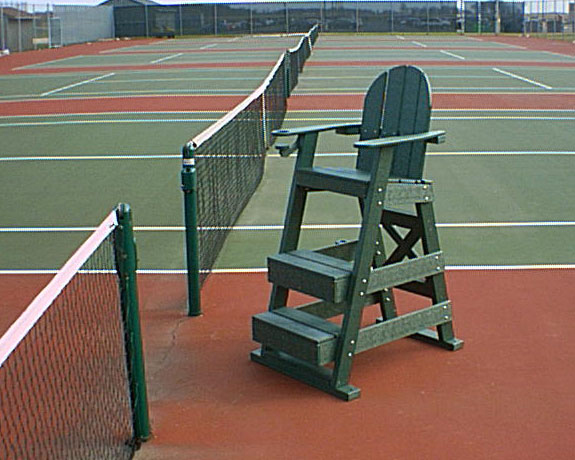 American Made Tailwind Recycled Plastic Tennis, Pool, Refree Chair| LG 510 Green | Furniture Made in the USA
