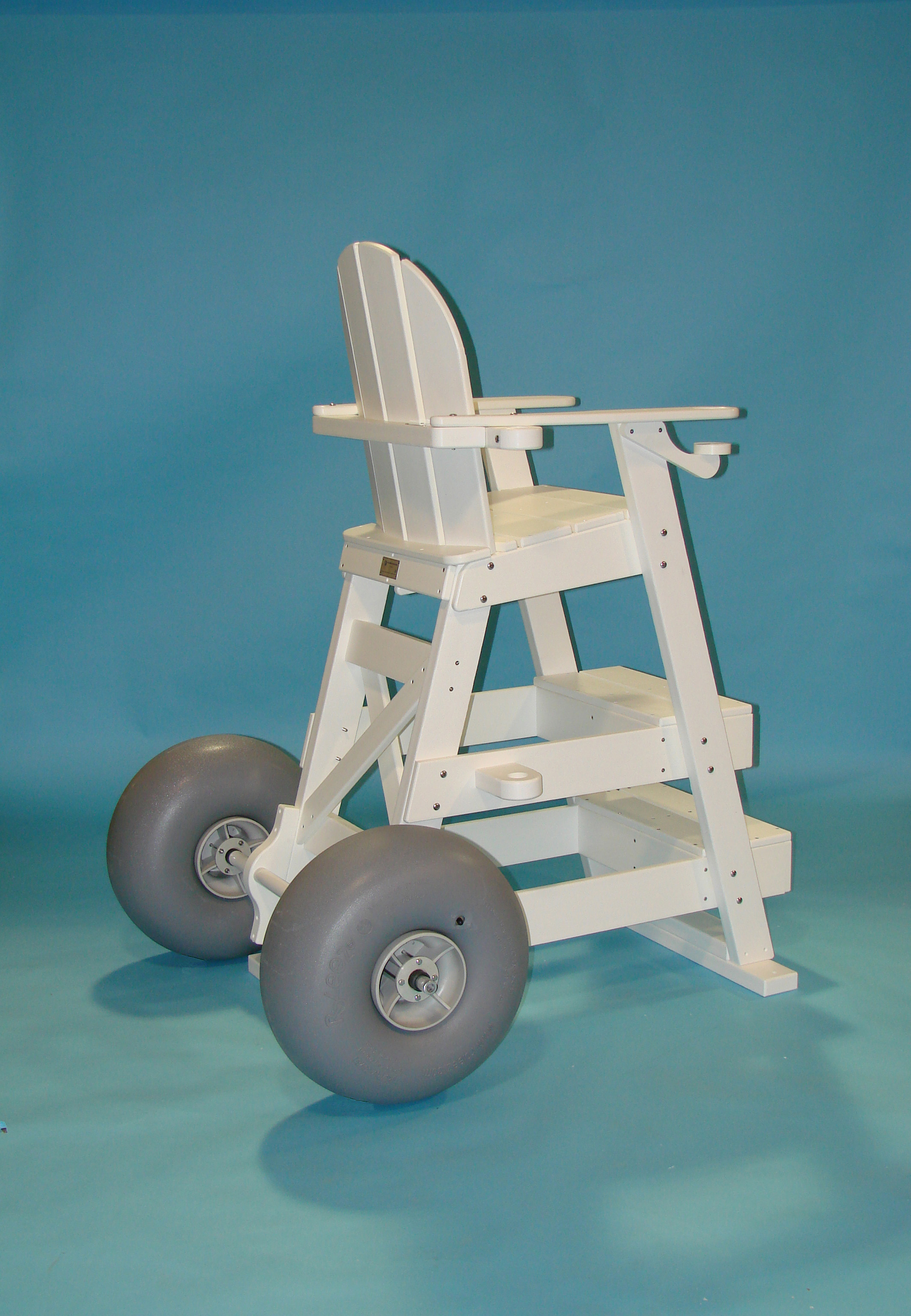American Made Tailwind Recycled Plastic Beach Lifeguard Chair Wheel Kit | BCWH 563 | Furniture Made in the USA