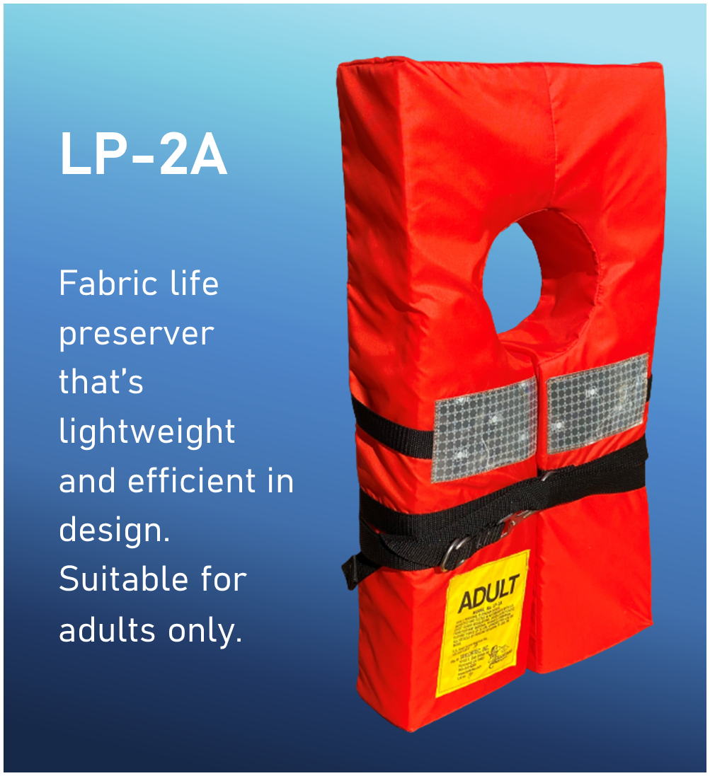 LP-2 Seahorse Offshore Type I Life Vest Polyester