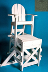 American Made Tailwind Recycled Plastic Pool Lifeguard Chair| MLG 520 Green | Furniture Made in the USA