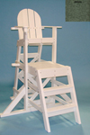 American Made Tailwind Recycled Plastic Pool Lifeguard Chair| MLG 525 Green | Furniture Made in the USA