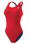 TYR Women's Lycra TYReco Solid Maxfit Swimsuit MSO1Y 610-Red 22