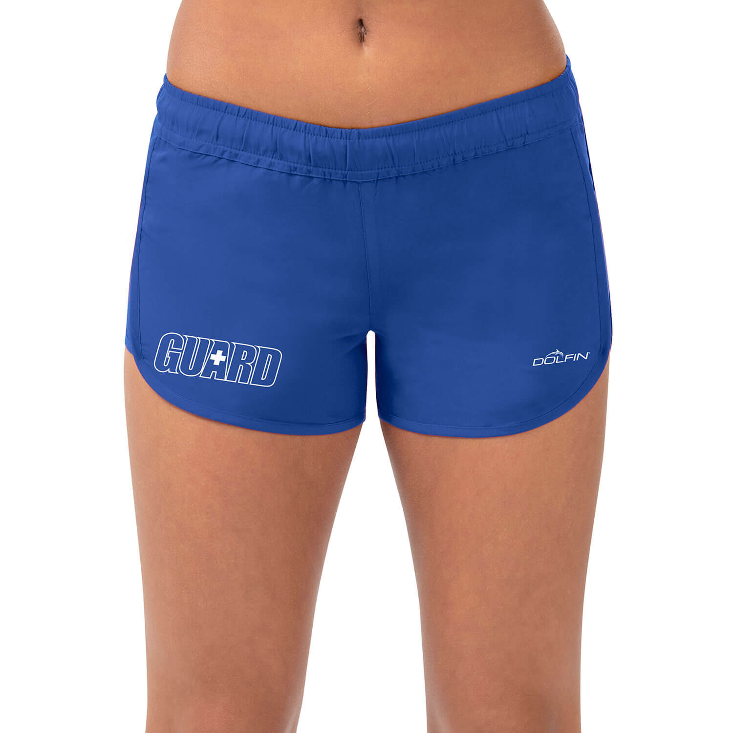 Dolfin Lifeguard Female Women's Guard  Royal Warm-Up Shorts
