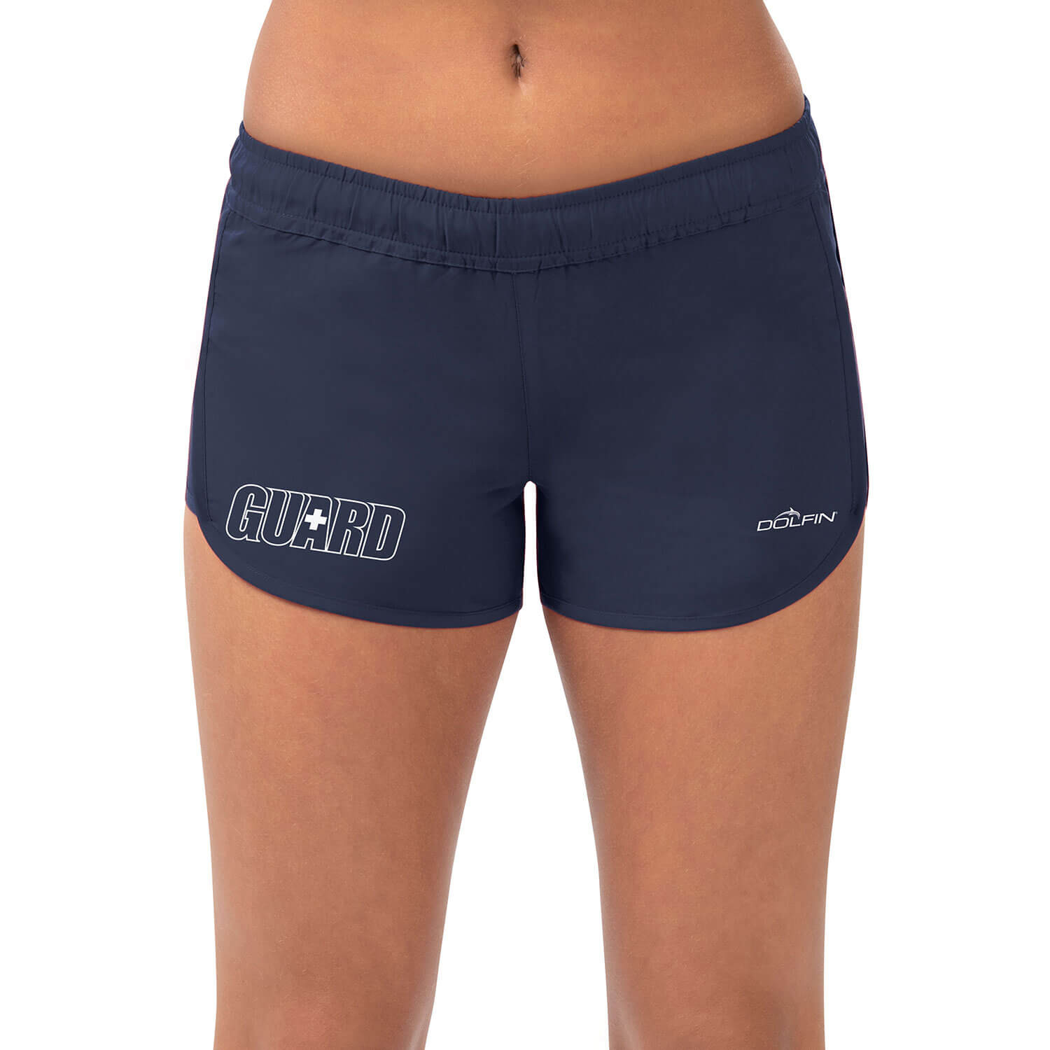 Dolfin Lifeguard Female Women's Guard Navy Warm-Up Shorts