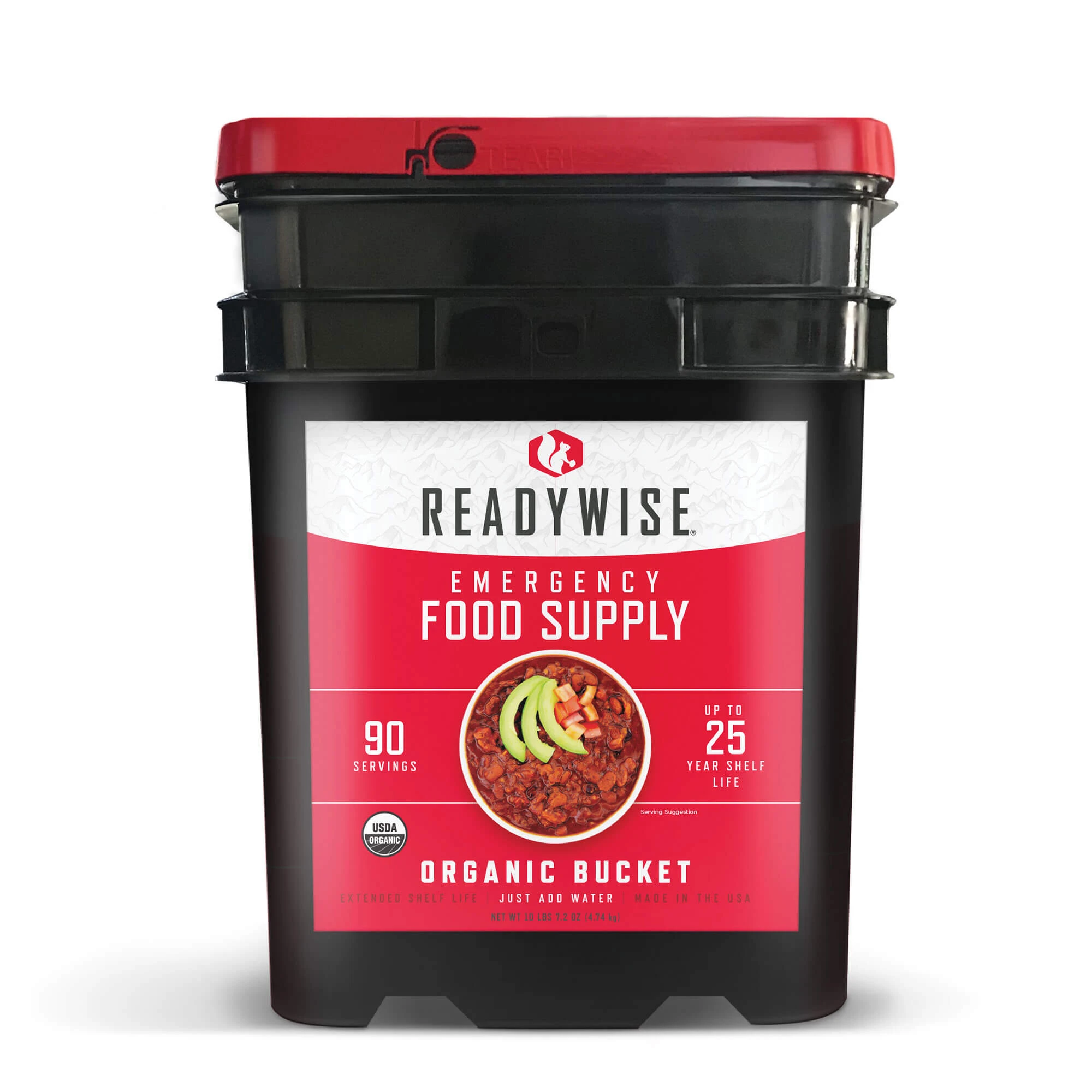 Wise Foods | Organic Emergency Freeze Dried Food - 90 Servings | 05-825