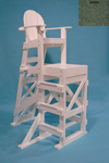 American Made Tailwind Recycled Plastic Pool Lifeguard Chair| TLG 530 Green | Furniture Made in the USA