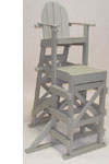 American Made Tailwind Recycled Plastic Pool Lifeguard Chair| TLG 530 Sand | Furniture Made in the USA