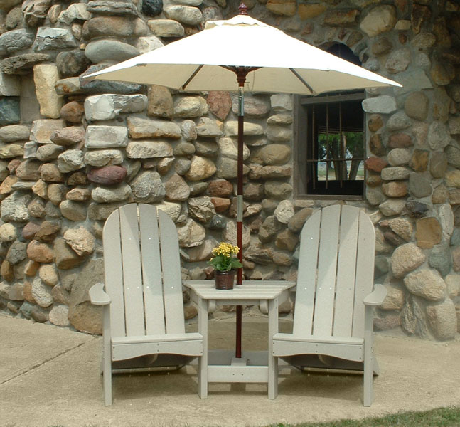 Tailwind Furniture Recyled Plastic Adirondack Tete-A-Tete