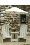 Tailwind Round Back Tete-A-Tete Adirondack Chair - TT-405 Sand