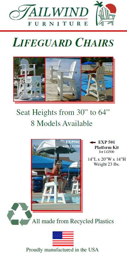 Tailwind Lifeguard Chair Catalog