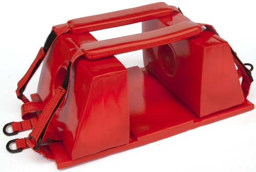 Kemp Universal Head Immobilizer For Spineboards - Red