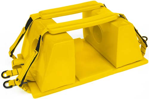 Universal Head Immobilizer For Spineboards - Yellow