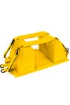 Universal Head Immobilizer For Spineboards - Yellow