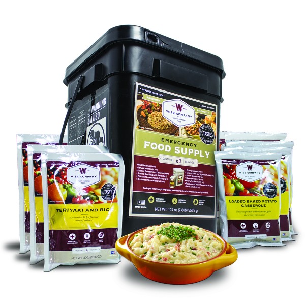 Emergency Freeze Dried Entree Bucket - 60 Serving | 01-160