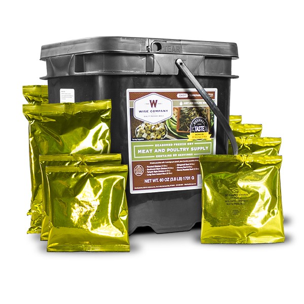 Wise Foods Emergency Freeze Dried Meat - 60 Servings | 07-702