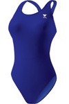 TYR Solid Lycra Female Maxback Wide Strap Swimsuit MSO1A 7 Colors
