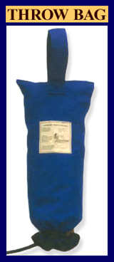 Taylortec Seahorse Throwline Bag with UV resistant rope (1600 lb tensile strength)