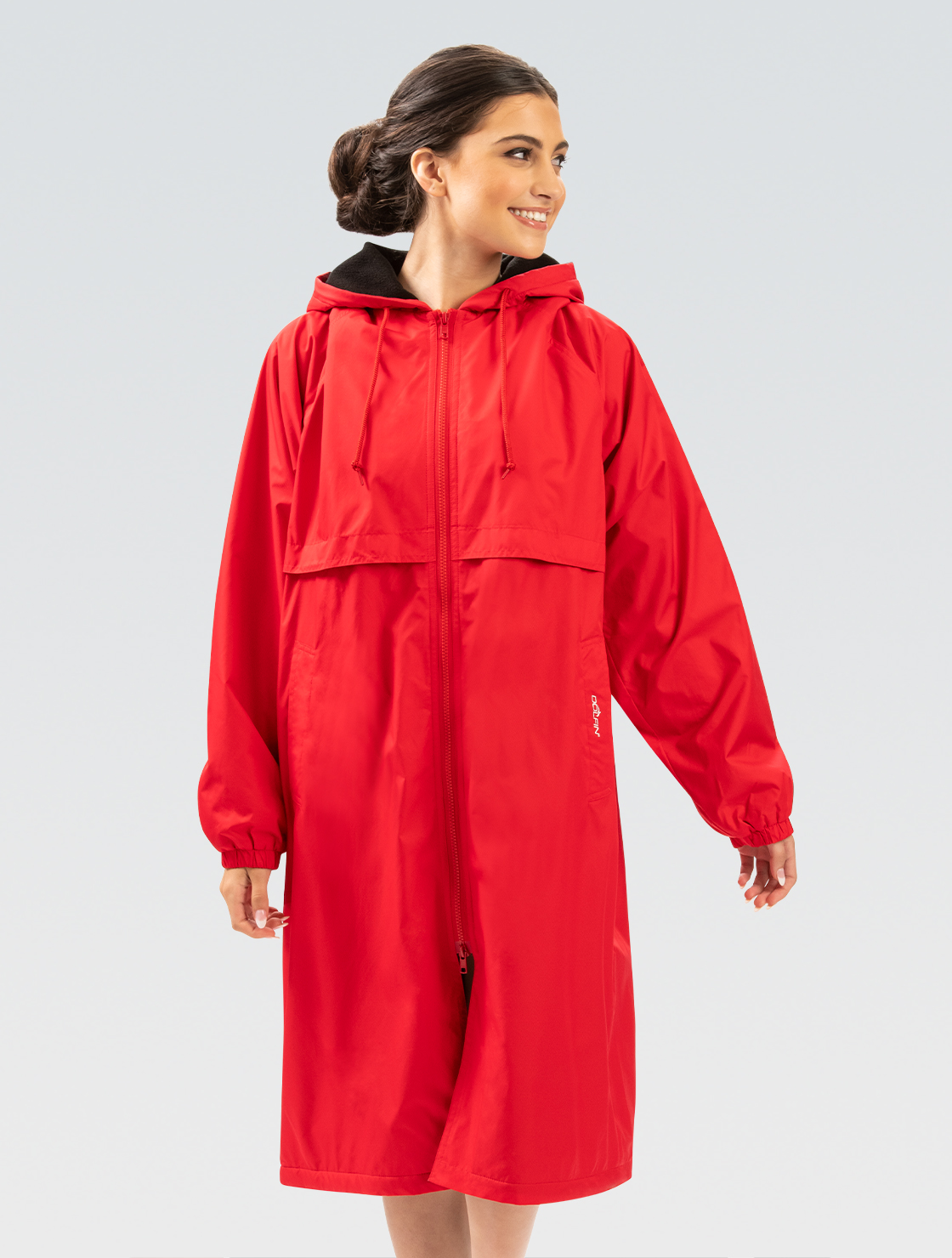 Solid Unisex Red Guard Swim Parka Style U317SLD-250