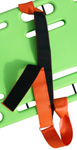 Coated Impervious Torso  Spineboard Strap (Set of 3) Orange