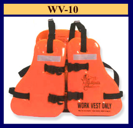 WV-10 Seahorse Type V - Vinyl Coated Work Vest by Taylortec
