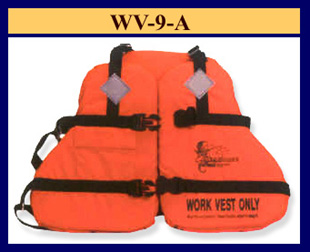 WV-9A Seahorse Type V - Fabric Covered Work Vest by Taylortec
